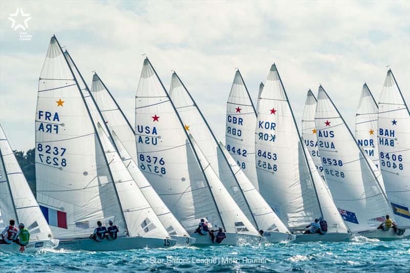 Star Sailors League Finals 2019 - Day 1 photo copyright Marc Rouiller taken at Nassau Yacht Club and featuring the Star class