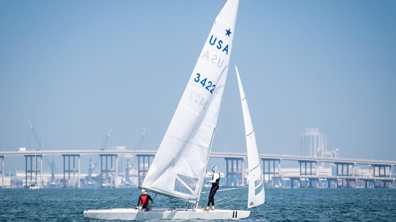 Star Western Hemisphere Championship - Day 1 photo copyright ISCYRA taken at Biscayne Bay Yacht Club and featuring the Star class