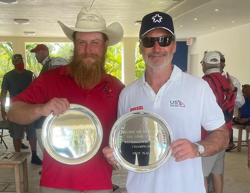 2021 Star Western Hemisphere Championship winners photo copyright ISCYRA taken at Biscayne Bay Yacht Club and featuring the Star class