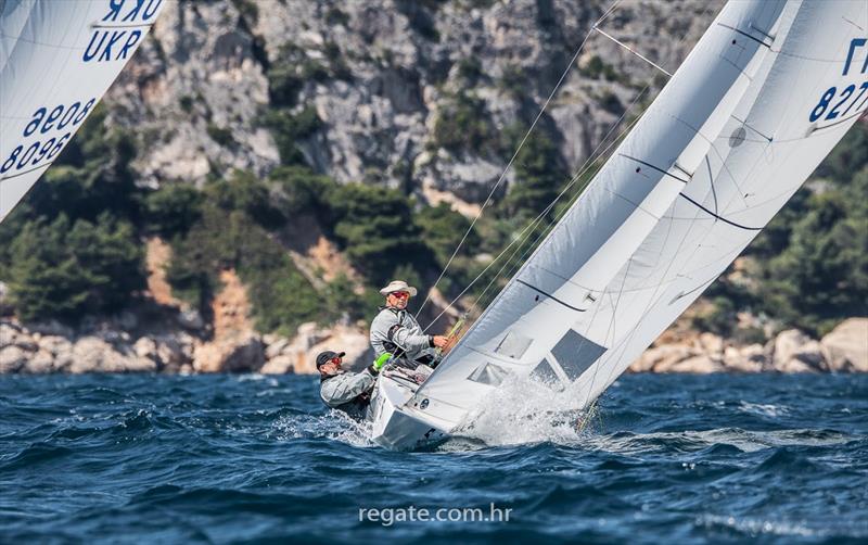 2021 Star European Championship in Split, Croatia - Day 2 photo copyright Hrvoje Duvancic / www.regate.com.hr taken at  and featuring the Star class