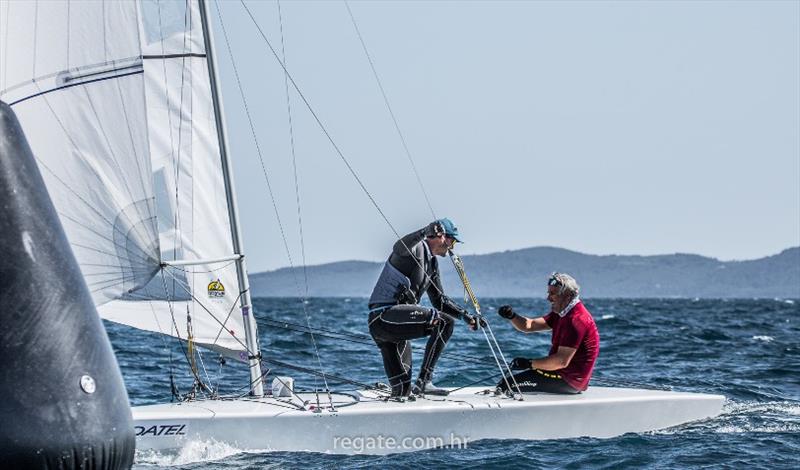 The Argentinean is a successful sailor and designer of racing and cruising yachts, including for the America's Cup and the Volvo Ocean Race: Juan Kouyoumdijan, who came fourth in the European Championships with his crew Fernando Rivero. - photo © Hrvoje Duvancic / www.regate.com.hr