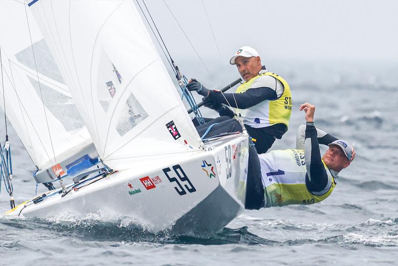 Diego Negri and Frithjof Kleen - 99th Star World Championship at Kiel, Germany Day 5 photo copyright Christian Beek / Star World Championship taken at Kieler Yacht Club and featuring the Star class