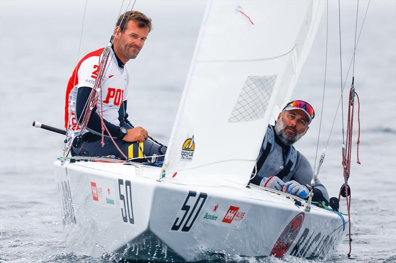 Mateusz Kusznierewicz / Bruno Prada - 99th Star World Championship at Kiel, Germany Day 5 photo copyright Christian Beek / Star World Championship taken at Kieler Yacht Club and featuring the Star class