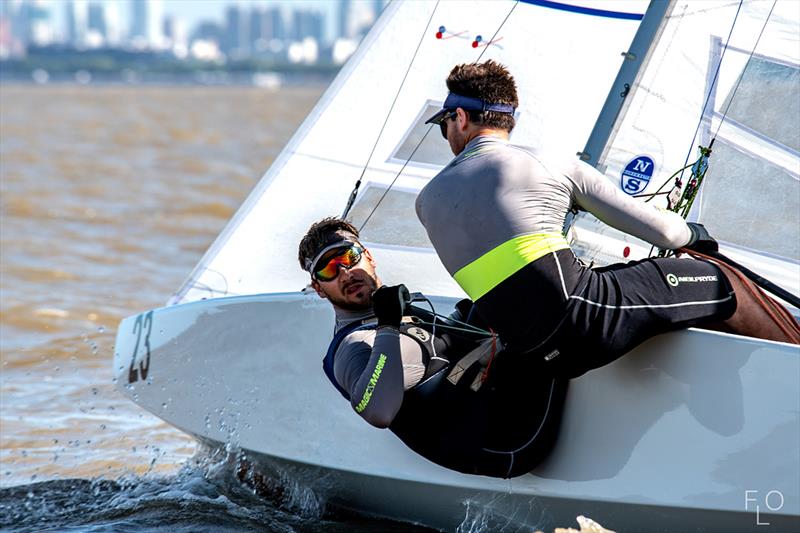 2021 Star Southern Hemisphere Championship - Day 2 photo copyright Flo Gonzalez Alzaga taken at Club Náutico Olivos and featuring the Star class