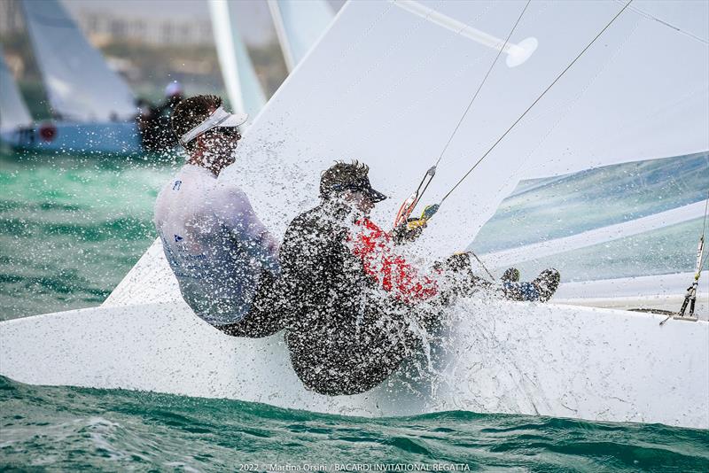 Erik Lidecis/Greg Smith (USA) led the first two legs of race 1 on day 1 of the Bacardi Cup Invitational Regatta  photo copyright Martina Orsini / Bacardi Invitational Regatta taken at Coconut Grove Sailing Club and featuring the Star class