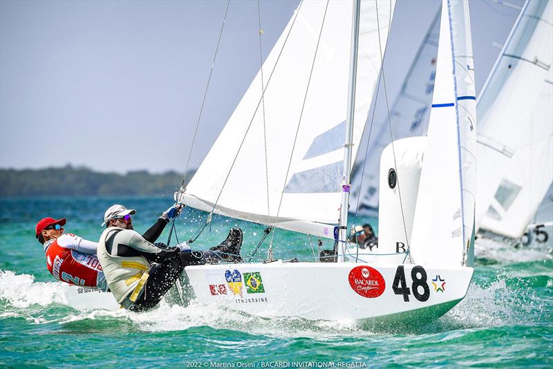 Mateusz Kusznierewicz (POL)/Bruno Prada (BRA) win race 2, 95th Bacardi Cup photo copyright Martina Orsini  taken at Coconut Grove Sailing Club and featuring the Star class