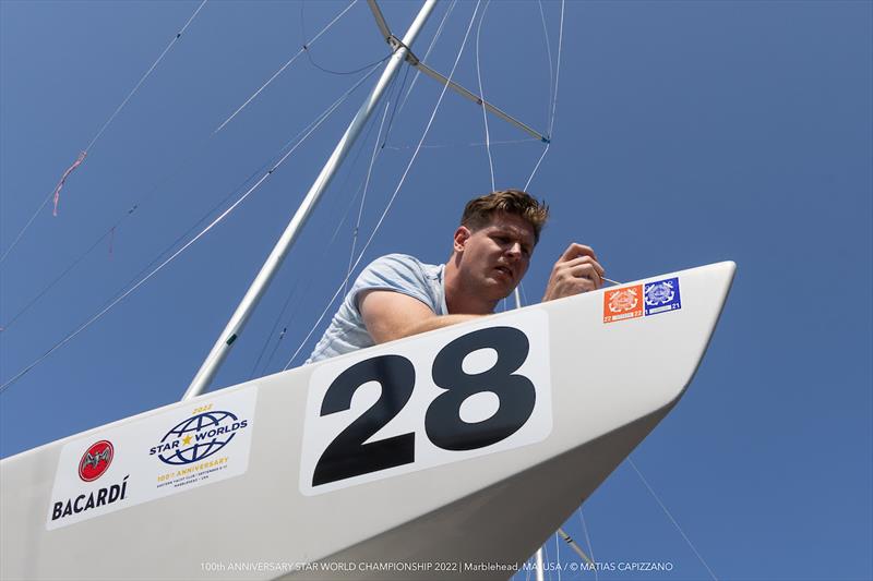 The stage is set to celebrate the 100th Anniversary Star Class World Championship photo copyright Matias Capizzano taken at Eastern Yacht Club, Massachusetts and featuring the Star class