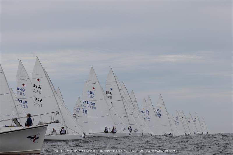 100th Anniversary Star Class World Championship 2022 day 1 photo copyright Matias Capizzano taken at Eastern Yacht Club, Massachusetts and featuring the Star class