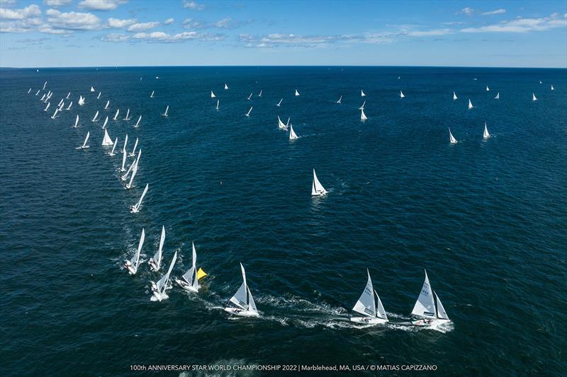 100th Anniversary Star Class World Championship 2022 day 4 photo copyright Matias Capizzano taken at Eastern Yacht Club, Massachusetts and featuring the Star class