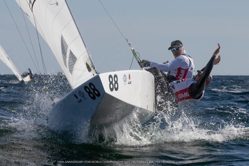 100th Anniversary Star Class World Championship 2022 day 5 photo copyright Matias Capizzano taken at Eastern Yacht Club, Massachusetts and featuring the Star class