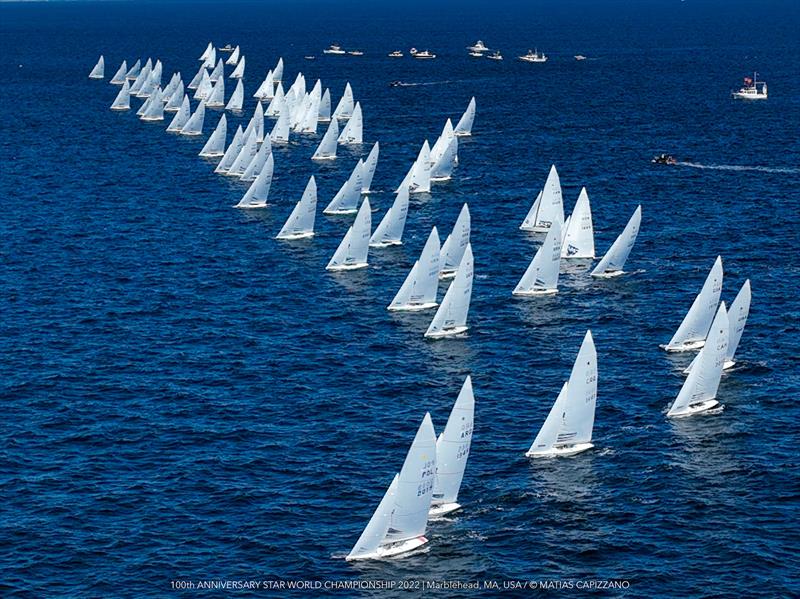 100th Anniversary Star Class World Championship 2022 day 6 photo copyright Matias Capizzano taken at Eastern Yacht Club, Massachusetts and featuring the Star class