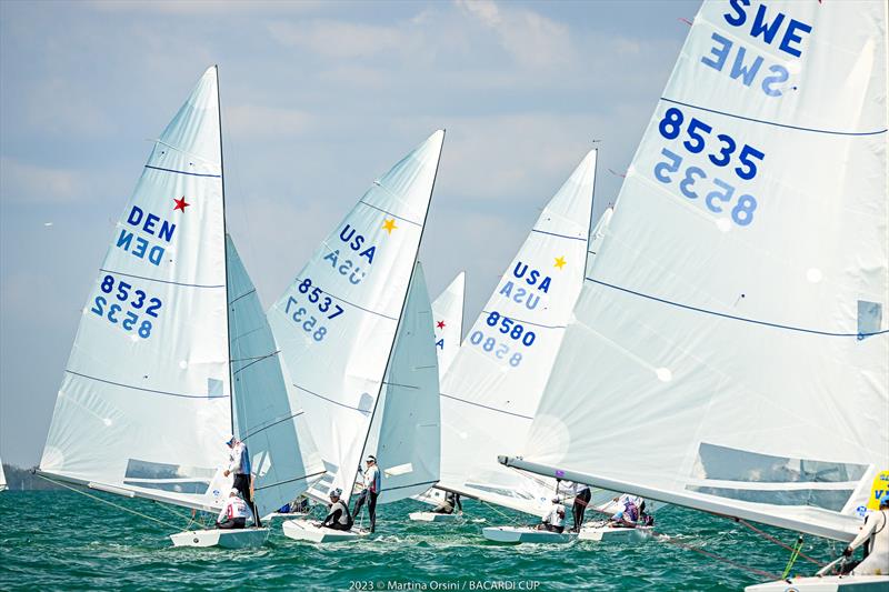 Bacardi Cup Invitational Regatta 2023 Day 1 photo copyright Martina Orsini / Bacardi Cup taken at Coconut Grove Sailing Club and featuring the Star class