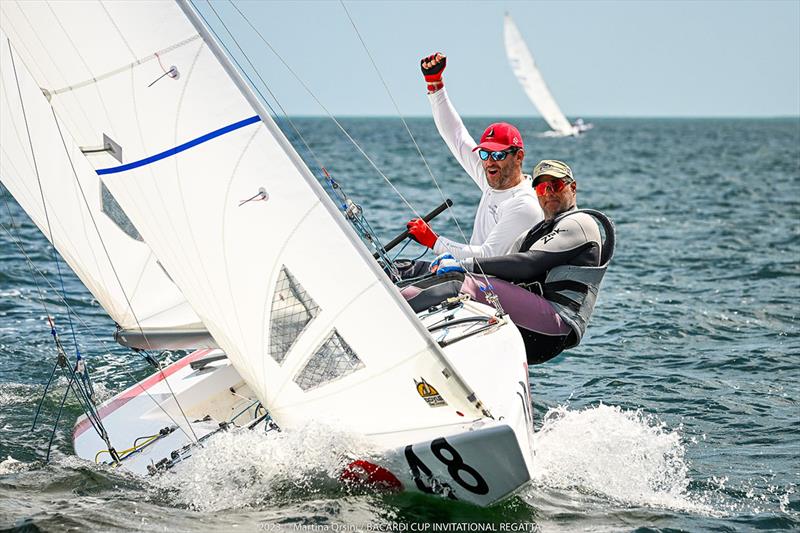 Mateusz Kusznierewicz/Bruno Prada win the final race and the 96th Bacardi Cup photo copyright Martina Orsini taken at Coconut Grove Sailing Club and featuring the Star class