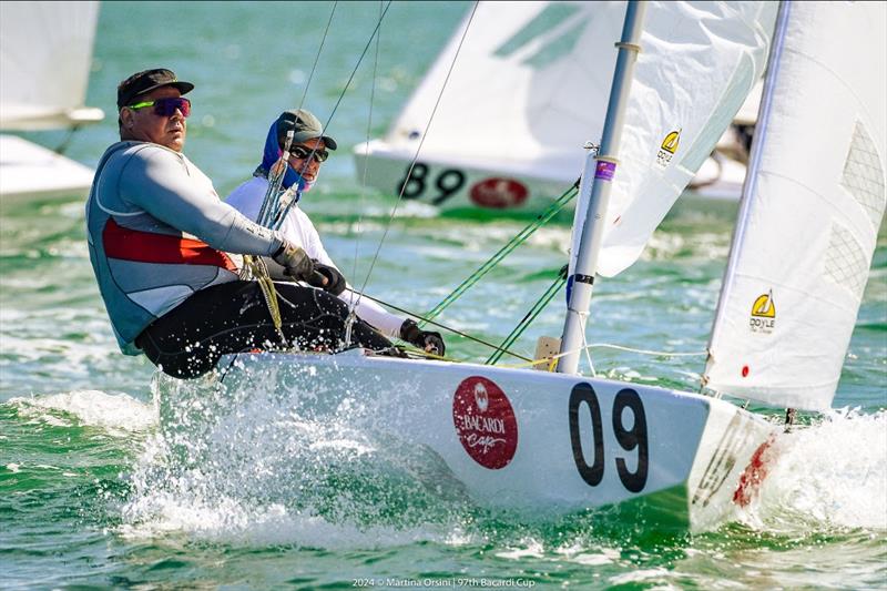 97th Bacardi Cup - Augie Diaz/Henry Boening execute a perfect scorecard photo copyright Martina Orsini taken at Coral Reef Yacht Club and featuring the Star class