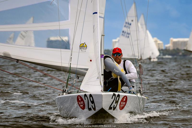 Mateusz Kusznierewicz/Bruno Prada dominate on day 2 - 97th Bacardi Cup photo copyright Martina Orsini taken at Coral Reef Yacht Club and featuring the Star class