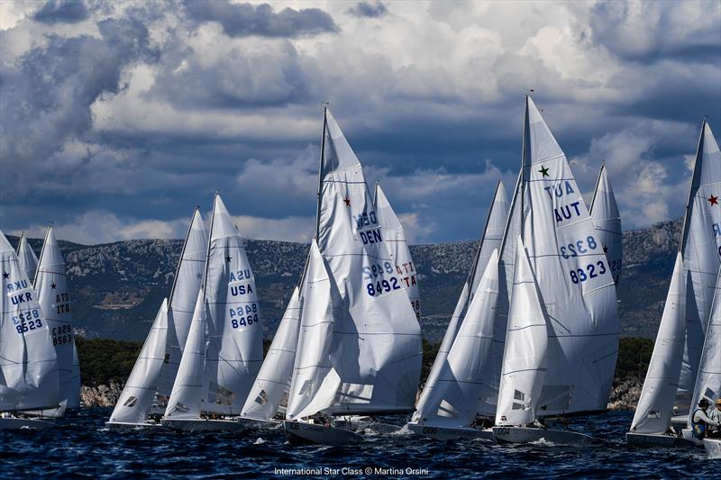 2025 Star World Championship Split day 4 photo copyright International Star Class / Martina Orsini taken at Jedrilicarskog Kluba Mornar and featuring the Star class