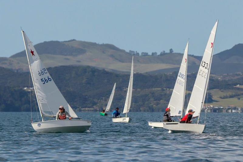 Sean Herbert (1333) won the 2019 Starling Nationals by the narrowest of margins photo copyright Andrew Delves taken at Royal New Zealand Yacht Squadron and featuring the Starling class