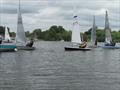 Pete Coop finishes 3rd in the Border Counties at Shropshire Sailing Club &copy; Brian Herring