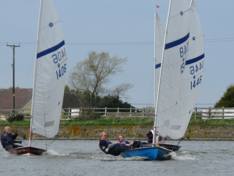 A gusty wind for the Streakers photo copyright Ian Cooper taken at Greensforge Sailing Club and featuring the Streaker class