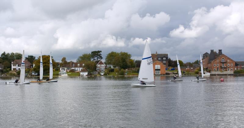Veronica Falat leading Race 3 during the Oulton Broad Streaker Open photo copyright Doug Horner taken at Waveney & Oulton Broad Yacht Club and featuring the Streaker class