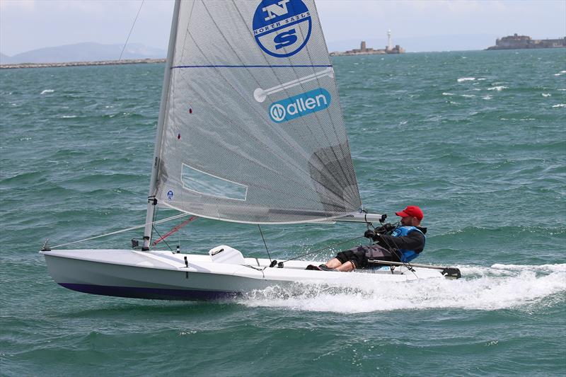 Tom Gillard during the Noble Marine Streaker Nationals at the WPNSA photo copyright Karen Langston taken at Weymouth & Portland Sailing Academy and featuring the Streaker class