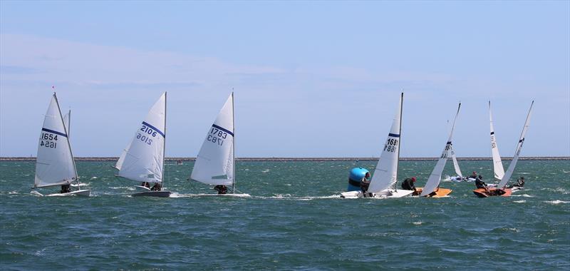 Mark rounding during the Noble Marine Streaker Nationals at the WPNSA photo copyright Karen Langston taken at Weymouth & Portland Sailing Academy and featuring the Streaker class