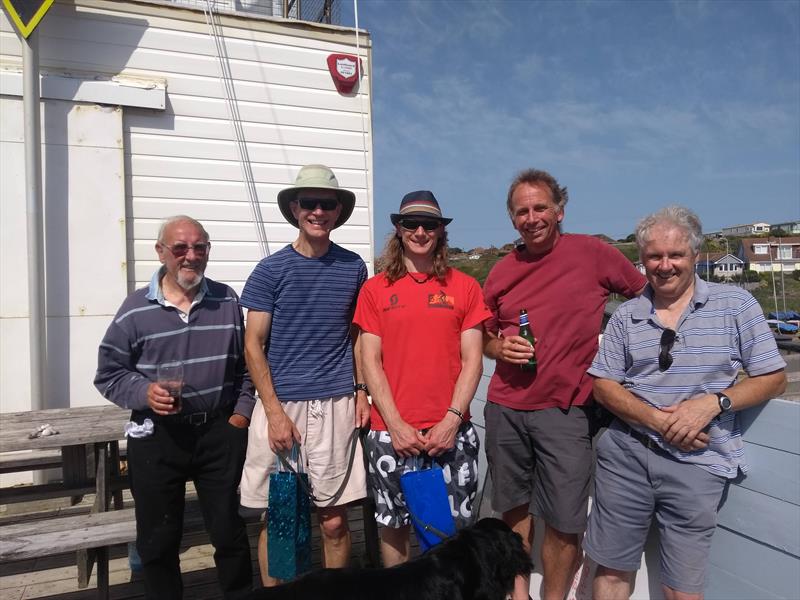Streaker sailors at Newhaven & Seaford Sailing Club (l-r) Alan Simmons, Neil Firth, James Dawes, Rupert Smith and Chris Smith - photo © Sue Firth