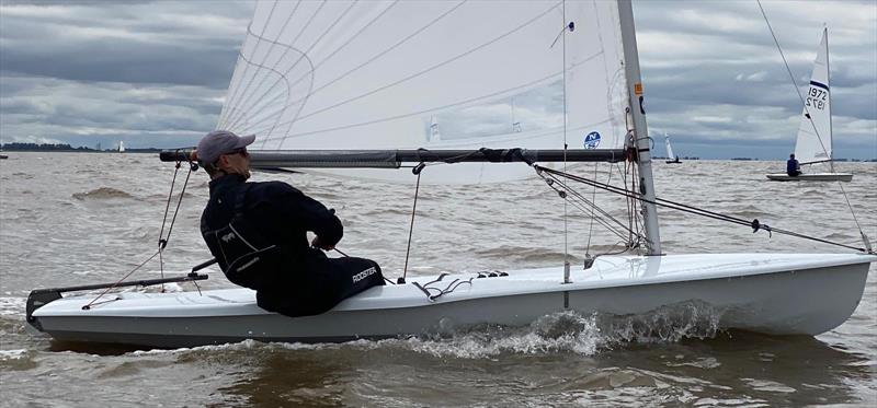 Jasper Barnham during the Streaker Coastal Championship at Snettisham Beach photo copyright SBSC taken at Snettisham Beach Sailing Club and featuring the Streaker class