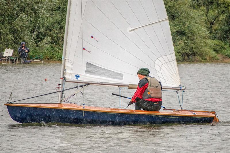 Chris Kelly in 'Baloo', best presented boat at the Noble Marine Streaker Nationals at Staunton Harold day 2 photo copyright Paul Williamson taken at Staunton Harold Sailing Club and featuring the Streaker class