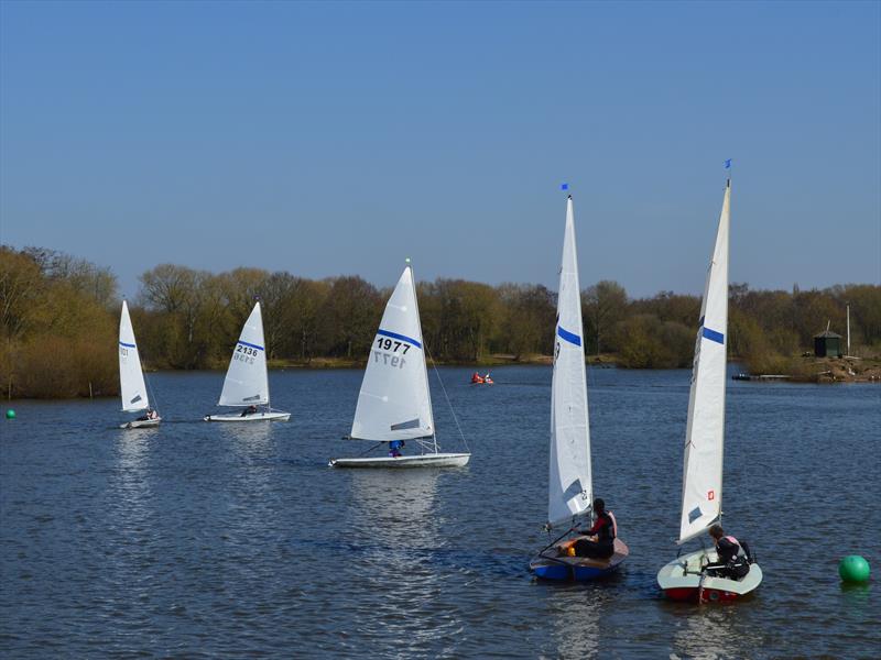 Race 1 during the Tamworth Streaker Open photo copyright Felicity Haines taken at Tamworth Sailing Club and featuring the Streaker class