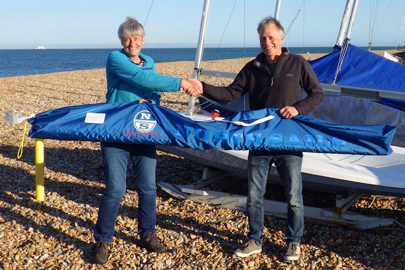 2021 winner of a North sail for the Southern Paddle series, Simon Herrington, with Veronica Falat photo copyright Ben Falat taken at  and featuring the Streaker class