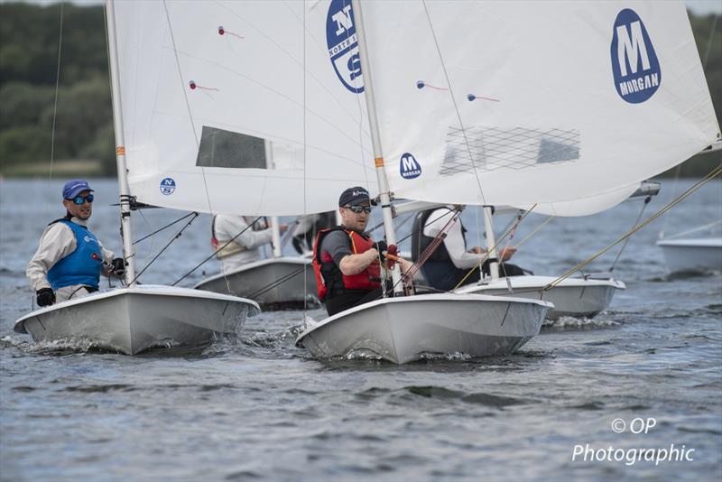 Matt Whitfield ahead of Steve Blackburn in race 4 of the Noble Marine Streaker Nationals at Grafham Water SC - photo © Paul Sanwell / OPP