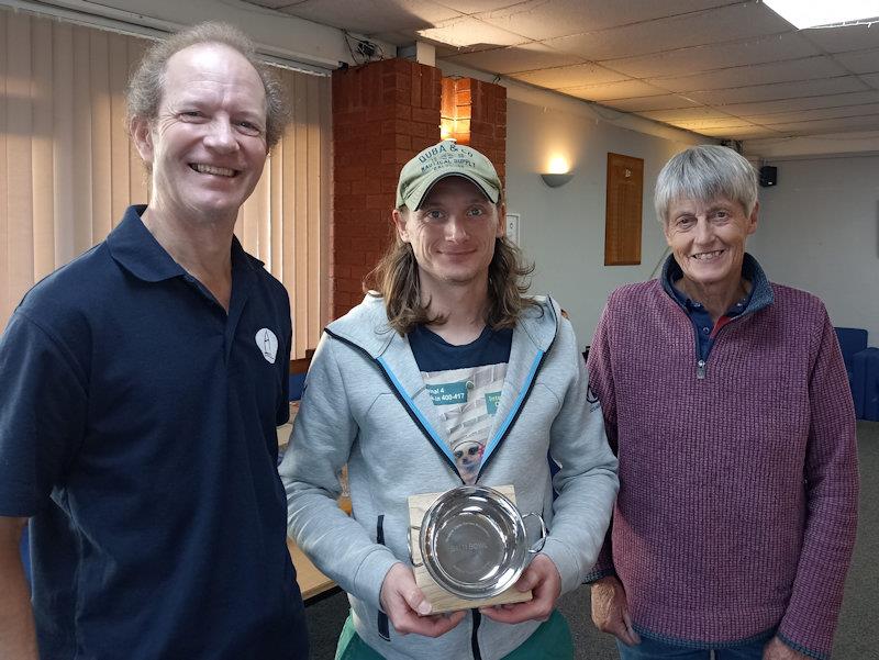 Streaker Midland Series 2023 winners (L-R) Neil Firth, James Dawes, Veronica Falat - photo © Sue Firth