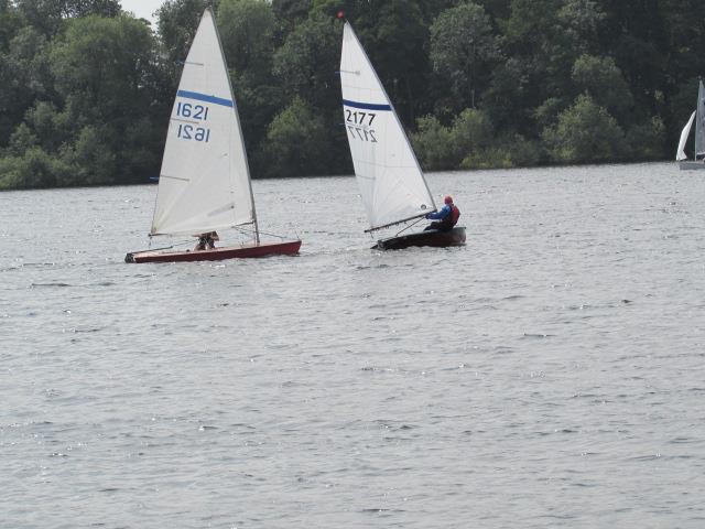 Pete Coop (Streaker, 2177) wins the Border Counties Midweek Sailing Series at Shropshire Sailing Club photo copyright Brian Herring taken at Shropshire Sailing Club and featuring the Streaker class