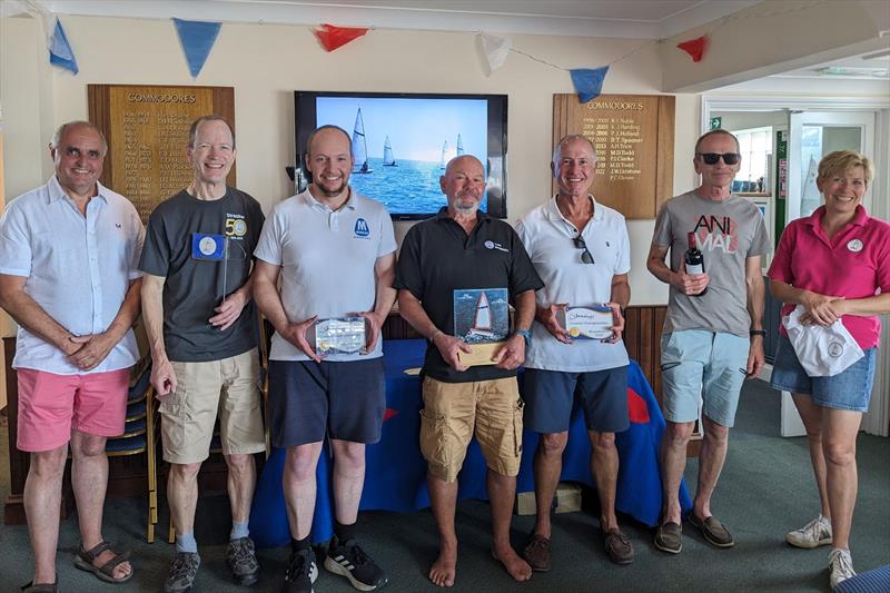 Prize winners at the Streaker Coastal Championship at Broadstairs Sailing Club - photo © Sue Firth