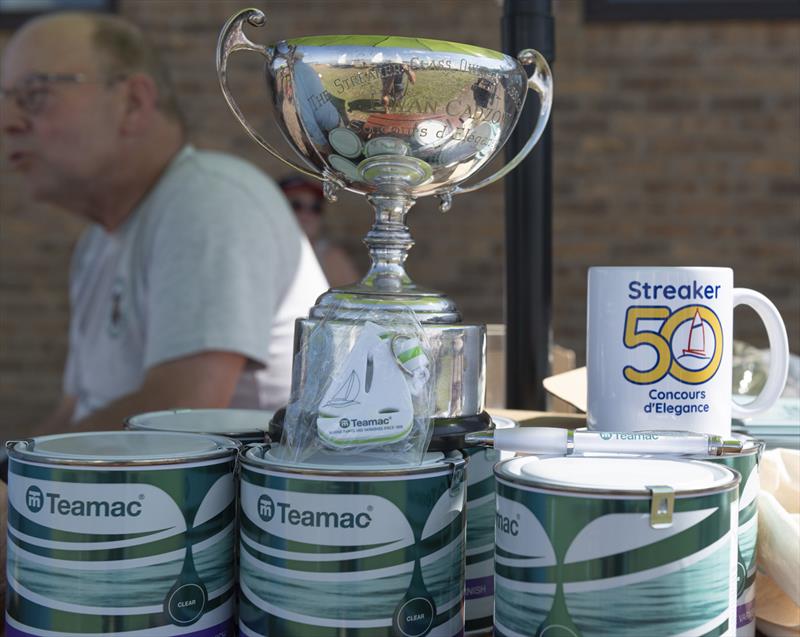 The Cadzow Trophy and Teamac-sponsored prizes at the Streaker Concours d'Elegance during the Noble Marine Golden Jubilee Streaker Nationals at Rutland photo copyright Paul Sanwell / OPP taken at Rutland Sailing Club and featuring the Streaker class