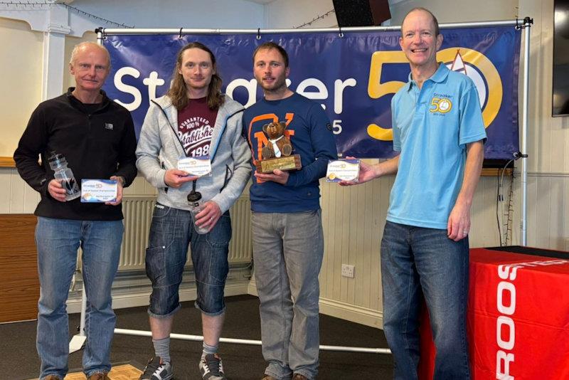 Prize winners (L-R) Ian Gore 2nd, James Dawes 3rd, Peter Gray 1st - Streaker End of Season Championship at Northampton - photo © Charmaine Ryland
