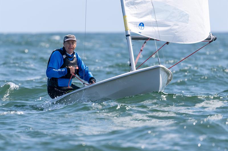 Martin Penty wins the last race to take the overall win at the 2026 Noble Marine Streaker Nationals photo copyright Michael Oliver taken at Sunderland Yacht Club and featuring the Streaker class