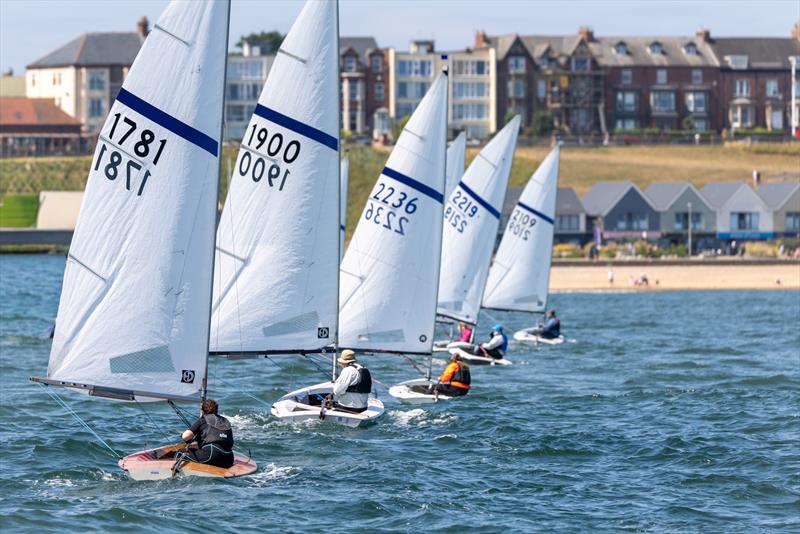 Homeward bound after the last race at the 2026 Noble Marine Streaker Nationals photo copyright Michael Oliver taken at Sunderland Yacht Club and featuring the Streaker class
