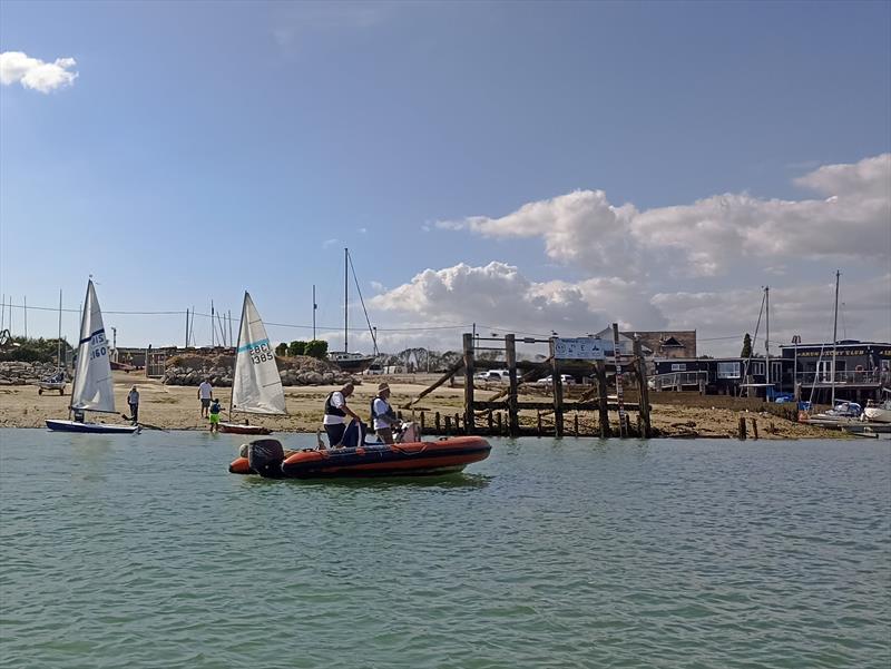 Easy beach launching up the river at the Arun YC Streaker Open - photo © Sue Firth