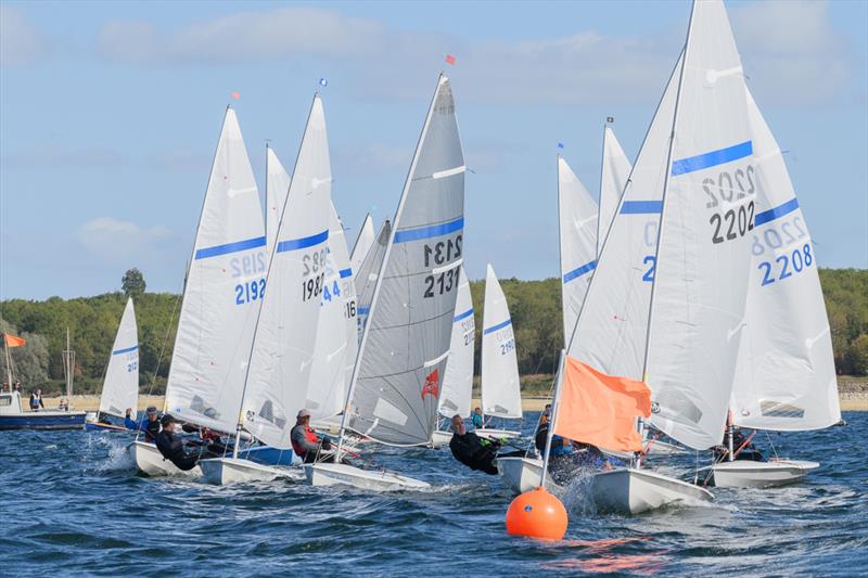Martin Penty 2192 and Giles Therkelson-Smith 1982 both OCS during the Streaker Inlands at Grafham Water SC photo copyright Paul Sanwell / OPP taken at Grafham Water Sailing Club and featuring the Streaker class