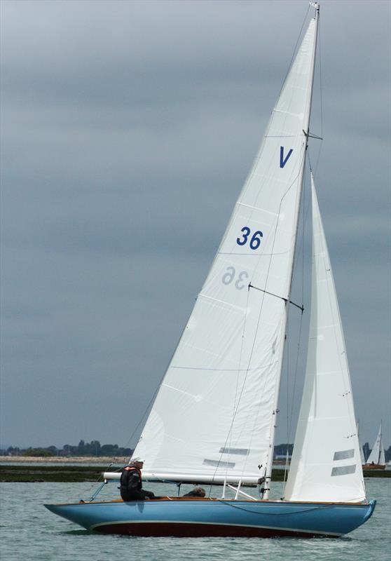 Melody - The winning Solent Sunbeam at Itchenor SC's Points Week photo copyright Kirsty Bang taken at Itchenor Sailing Club and featuring the Sunbeam class