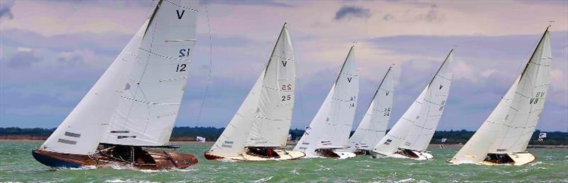 Fleet racing at Cowes Classic Week photo copyright Jake Sugden taken at Cowes Combined Clubs and featuring the Sunbeam class