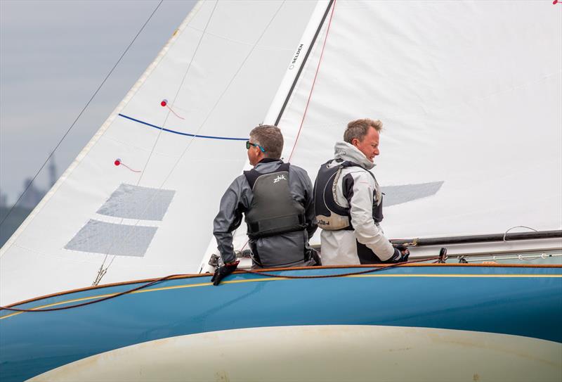 Sunbeam fleet on Day 2 of Cowes Week 2025 photo copyright Martin Augustus / www.sailingimages.co.uk taken at Cowes Combined Clubs and featuring the Sunbeam class