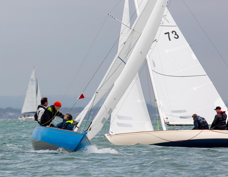 Sunbeam fleet on Day 2 of Cowes Week 2025 photo copyright Martin Augustus / www.sailingimages.co.uk taken at Cowes Combined Clubs and featuring the Sunbeam class