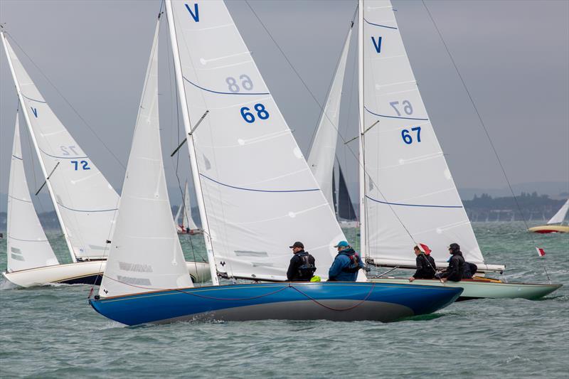 Sunbeam fleet on Day 2 of Cowes Week 2025 photo copyright Martin Augustus / www.sailingimages.co.uk taken at Cowes Combined Clubs and featuring the Sunbeam class