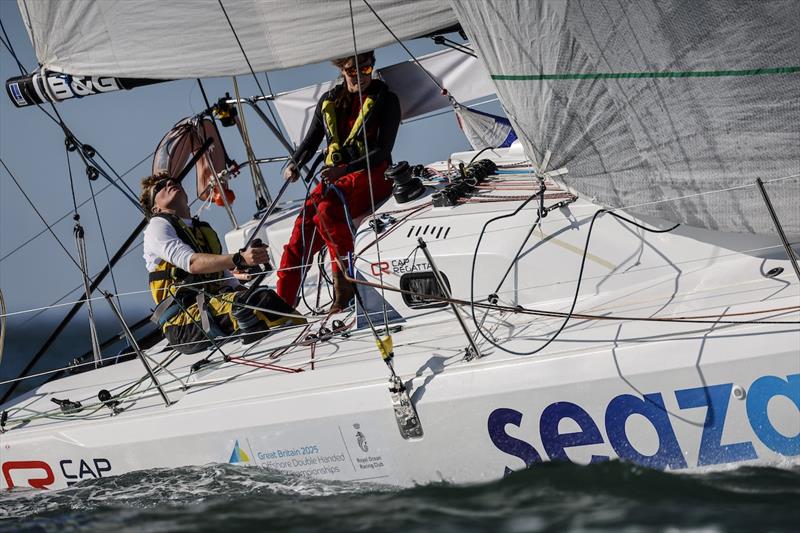 2025 Offshore Double Handed World Championships - Qualifying Race 2 - Zeb Fellows and Willow Bland (GBR 2) - photo © Paul Wyeth / RORC