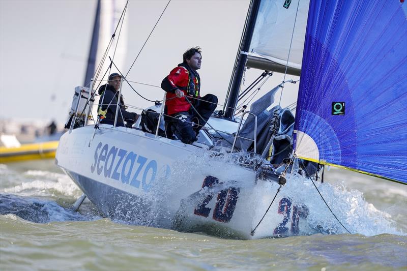 2025 Offshore Double Handed World Championships - Qualifying Race 2 - Liz Wardley and Lincoln Dews (AUS 2) - photo © Paul Wyeth / RORC