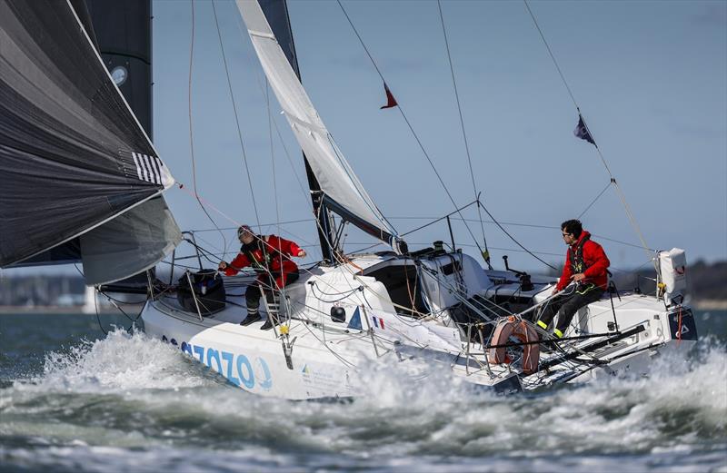 2025 Offshore Double Handed World Championships - Qualifying Race 2 - Théa Khelif & Thomas Andre (FRA 1) - photo © Paul Wyeth / RORC
