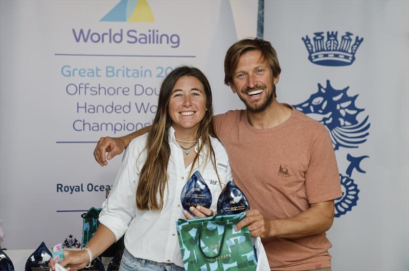 Domi Knuppet and Federico Waksman, bronze medal - 2025 Offshore Double Handed World Championships - photo © Paul Wyeth / RORC